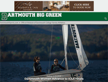 Tablet Screenshot of dartmouthsports.com